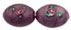 Flower Beads 12/8mm - Oval: Amethyst