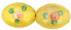 Flower Beads 12/8mm - Oval: Jonquil