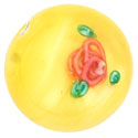 Flower Beads 20mm: Jonquil