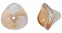 Three Petal Flowers 12 x 10mm : Alexandrite - Celsian