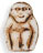 Monkeys 14mm : Matte - Beige - Brown Inlay