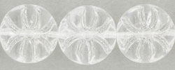 Nouveau Button Style Disc 13mm : Crystal