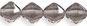 Bicone 6/6mm : Black Diamond