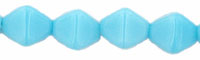 Bicone 6 x 6mm : Opaque Baby Blue