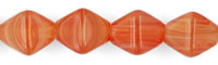 Bicone 6 x 6mm : HurriCane Glass - Firestorm