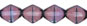 Bicone 6/6mm : Luster - Transparent Amethyst