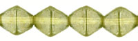 Bicone 6 x 6mm : Luster - Olivine