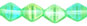 Bicone 6/6mm : Luster Iris - Lime