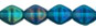 Bicone 6/6mm : Luster Iris - Med Capri Blue