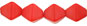 Bicone 6/6mm : Matte - Opaque Red
