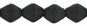Bicone 6/6mm : Matte - Jet