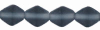 Bicone 6/6mm : Matte - Montana Blue