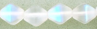 Bicone 6/6mm : Matte - Crystal AB