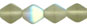 Bicone 6/6mm : Matte - Black Diamond AB