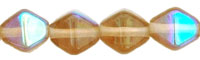 Bicone 6/6mm : Smoky Topaz AB