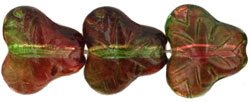 Berry Leaves 9mm : Dual Coated - Peach/Pear