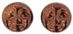 Moon Faces 9mm : Dk Bronze