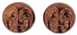 Moon Faces 9mm : Dk Bronze