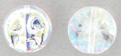 Moon Faces 9mm : Crystal AB