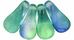 Duck Bills 18 x 9mm : Dual Coated - Blueberry/Green Tea