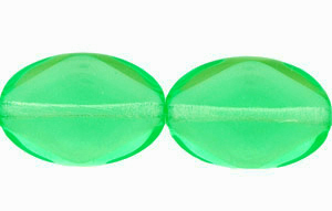 Beveled Diamond Oval 18/12mm : Peridot