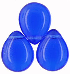 Pear Shaped Drops 16 x 12mm : Sapphire
