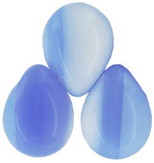 Pear Shaped Drops 16 x 12mm : HurriCane Glass - Pegasus