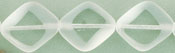 Chunky Table Cut Diamonds 24/20mm : Crystal