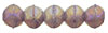 English Cut Round 3mm : Luster Iris - Milky Amethyst