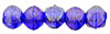 English Cut Round 3mm : Luster Iris - Cobalt