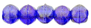 English Cut Round 3mm : Luster Iris - Cobalt