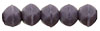 English Cut Round 3mm : Matte - Opaque Purple