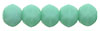 English Cut Round 3mm : Matte - Turquoise