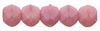 English Cut Round 3mm : Matte - Coral Pink