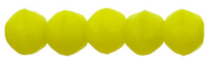 English Cut Round 3mm : Matte - Chartreuse