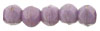 English Cut Round 3mm : Luster - Opaque Lilac