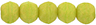 English Cut Round 3mm : Pacifica - Honeydew
