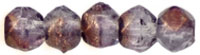 English Cut Round 4mm : Luster - Lt Copper Amethyst