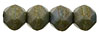 English Cut Round 6mm : Matte - Oxidized Bronze Clay