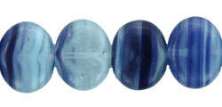 Wide Flattened Ovals 10/12mm : HurriCane Arctic Ocean