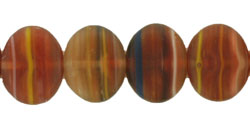 Wide Flattened Ovals 10/12mm : HurriCane Glass - Snicker