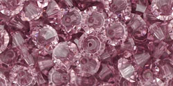 M.C. Beads 5 x 3mm - Spacer : Lt Amethyst