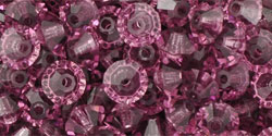M.C. Beads 5 x 3mm - Spacer : Amethyst