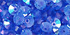 M.C. Beads 5 x 3mm - Spacer : Sapphire AB