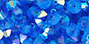 M.C. Beads 5 x 3mm - Spacer : Capri Blue AB