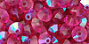 M.C. Beads 5 x 3mm - Spacer : Fuchsia AB