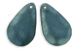 Pendant Drop 40 x 9mm : Matte - Hematite