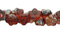 Button Style Bead Flower 7mm : Twilight - Mauve