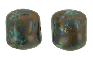 Jumbo Kidney Nugget - Loose 17 x 15mm : Avocado - Picasso