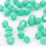 M.C. Beads 3 x 3mm - Bicone : Turquoise